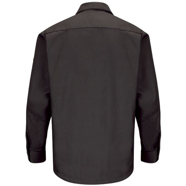 Red Kap Men's Long Sleeve Solid Crew Shirt