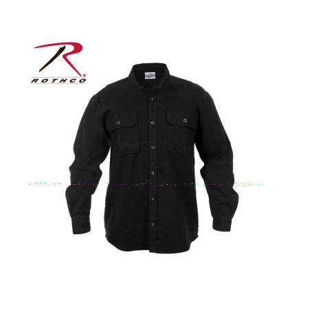 Rothco Heavy Weight Solid Flannel Shirt