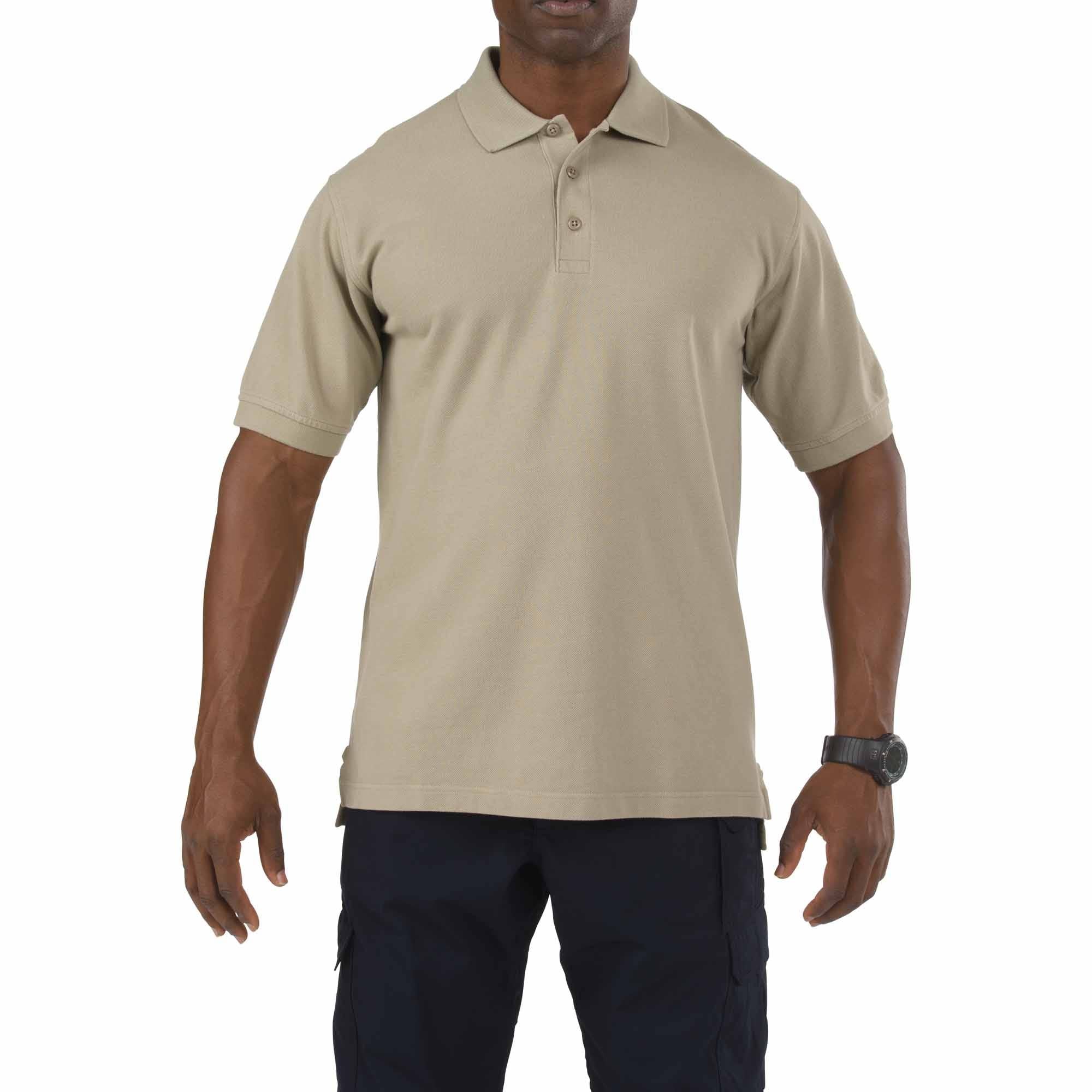 5.11 Professional Short Sleeve Polo - Silver Tan