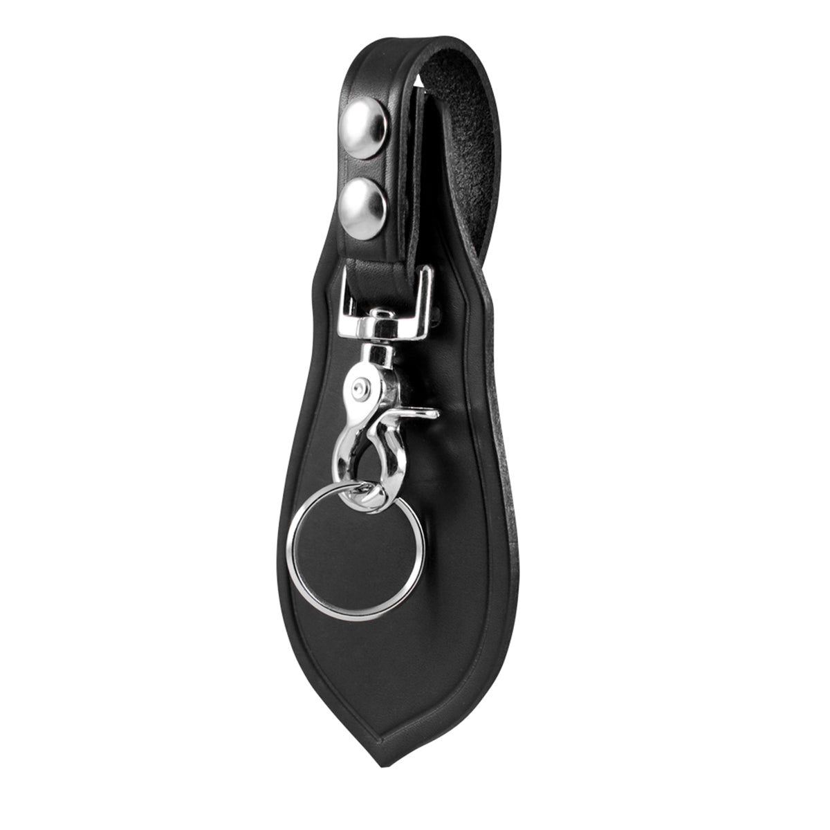 Boston Leather 5446 – Deluxe Leather Key Holder with Protective Flap