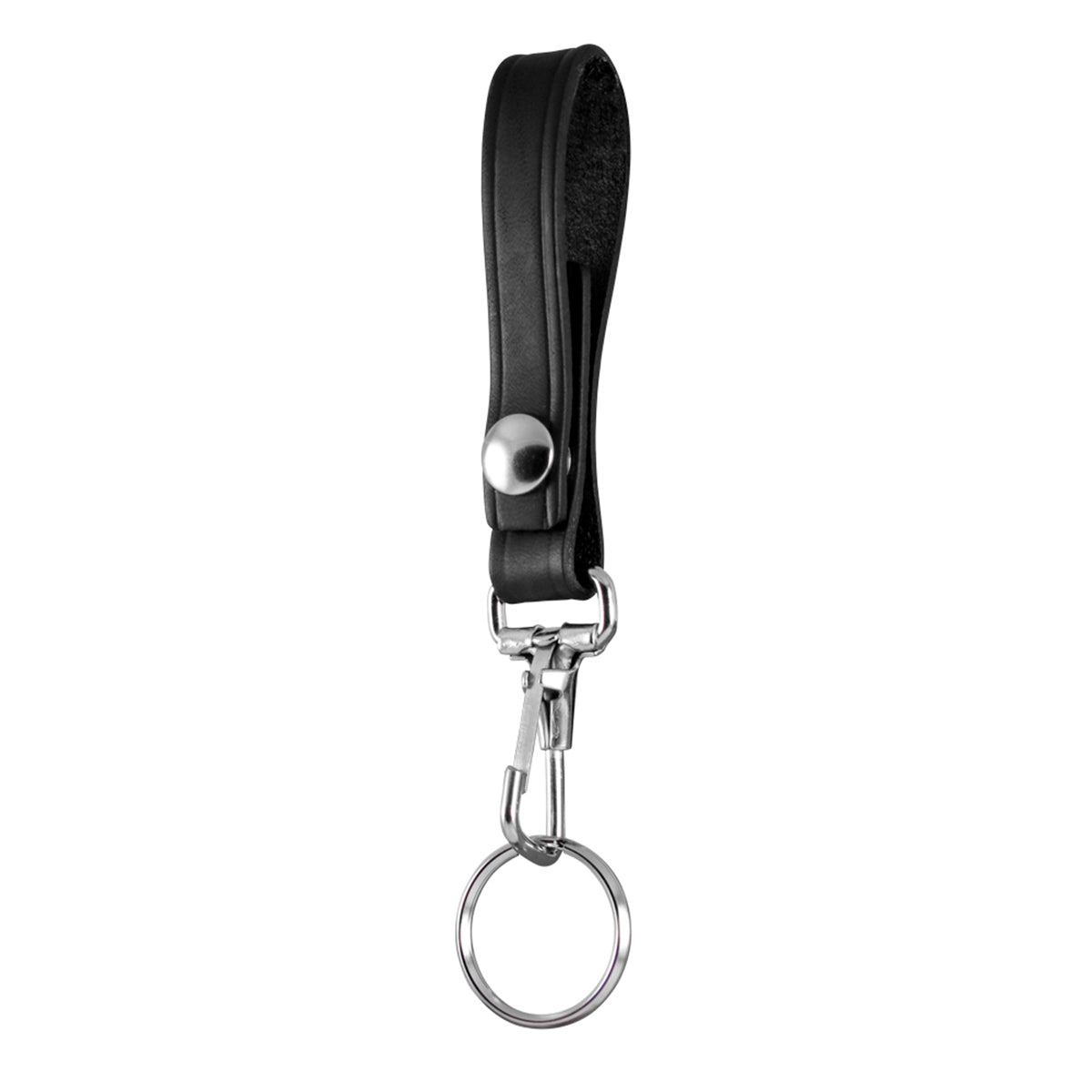 Boston Leather 5449 – 3/4″ Leather Key Loop with Key Snap