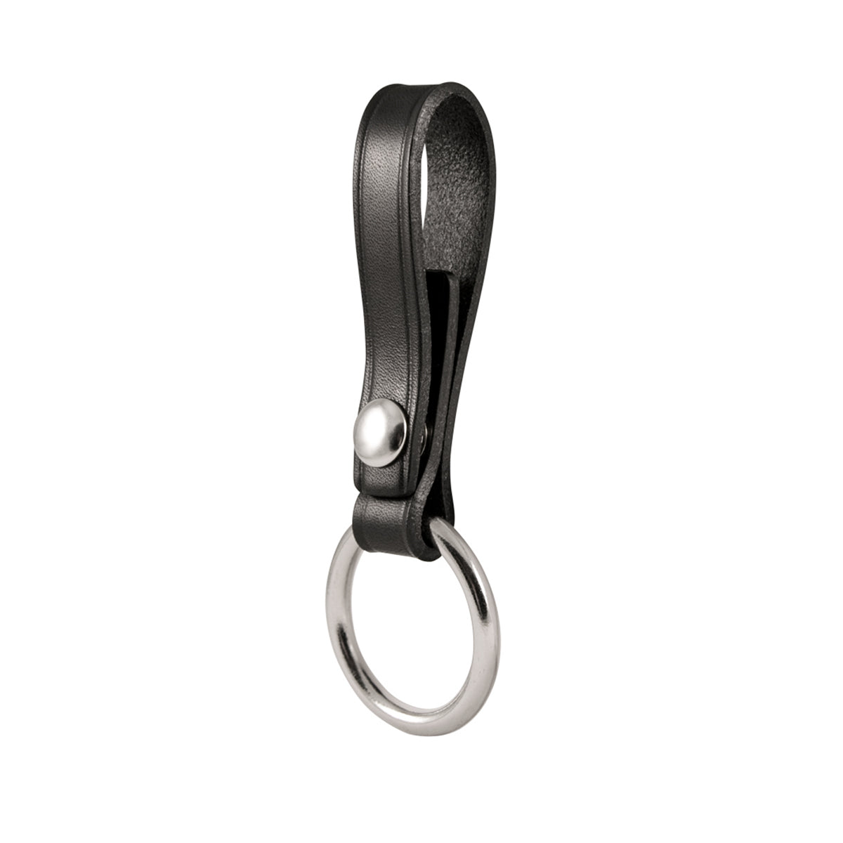 Boston Leather 5450 – 1.5″ Steel Baton Ring, Leather