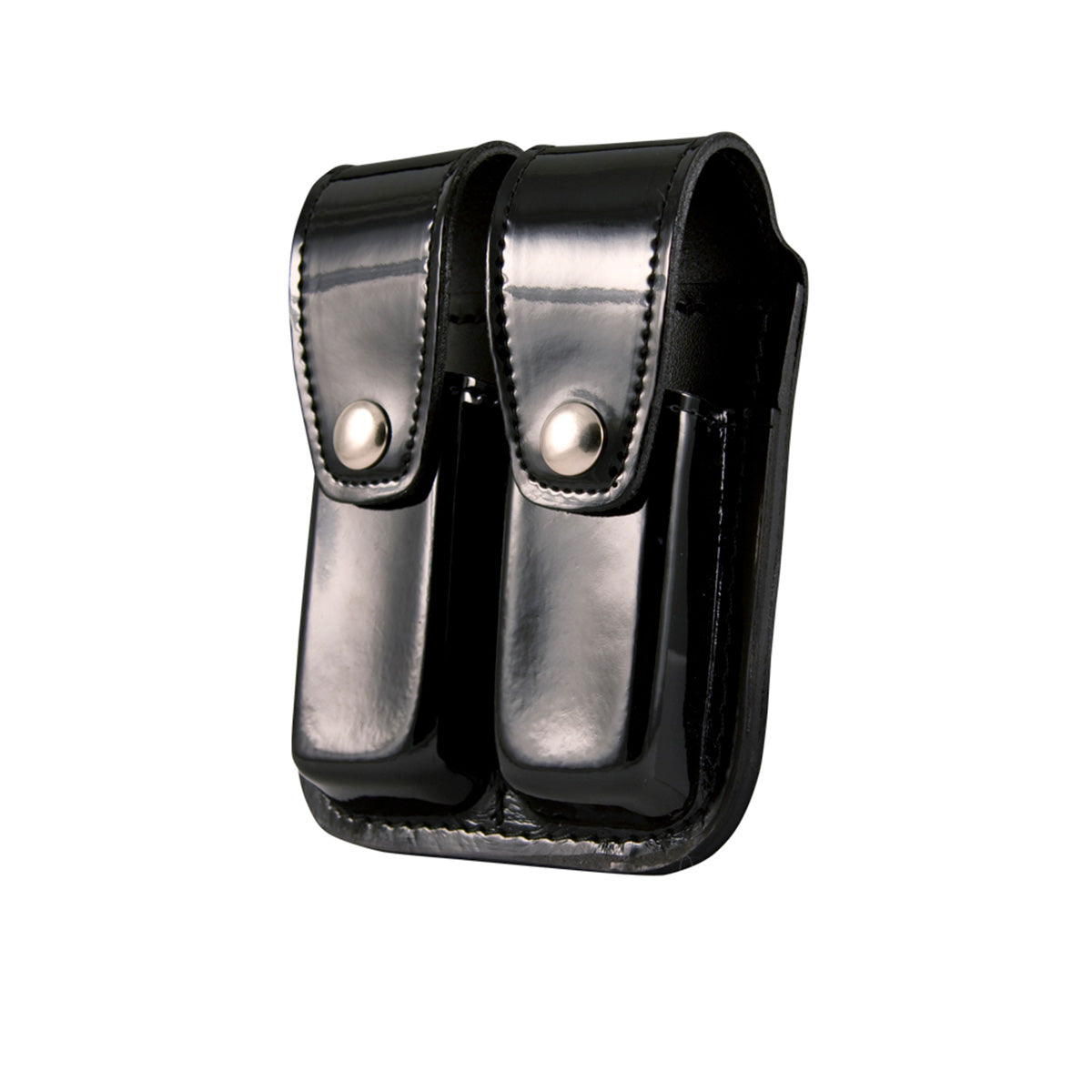 Boston Leather 5601 – Regular, Double Clip, Double Stack Magazine Leather Holder – 9MM, .40 cal