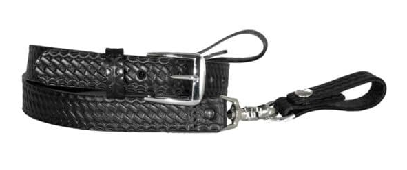 Boston Leather Sam Browne Shoulder Strap w/ D-Rings - Honor Guard