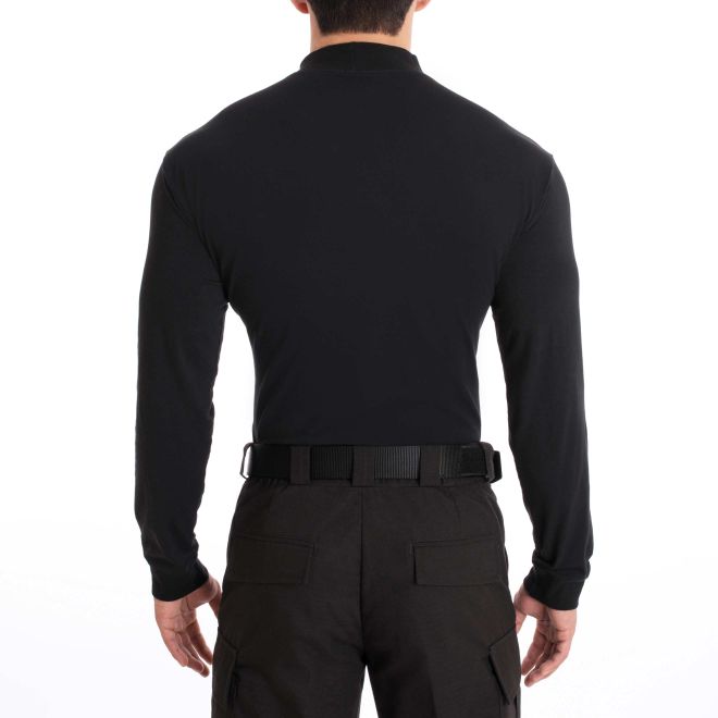 Blauer Mock Turtleneck