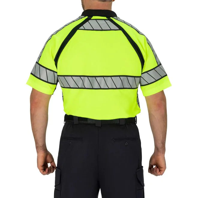 Blauer Hi-Vis Polo Shirt
