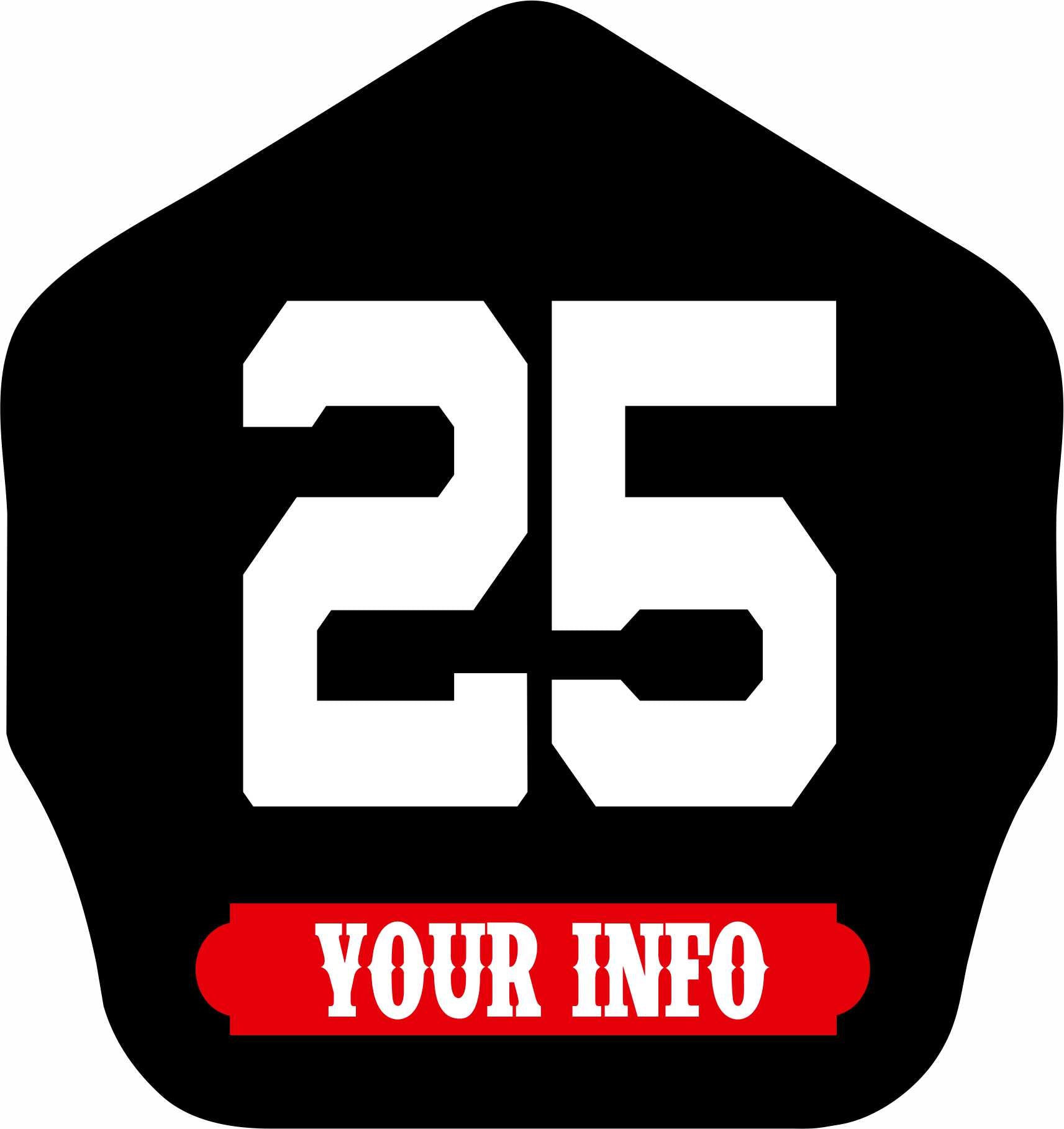 Shields Key Chain 1 Panel Bottom Number On Top