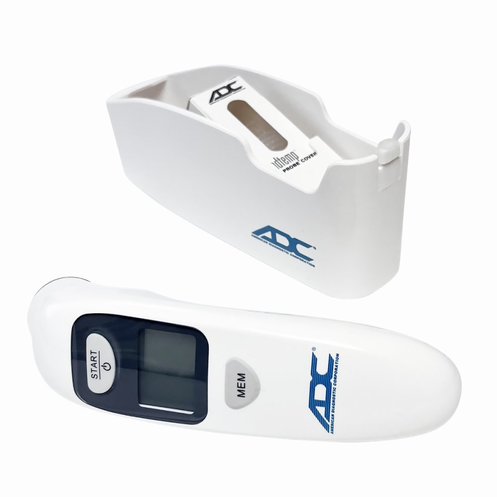 ADC Adtemp™ 424N Tympanic IR Thermometer, 1 sec, Cradle & Probe covers