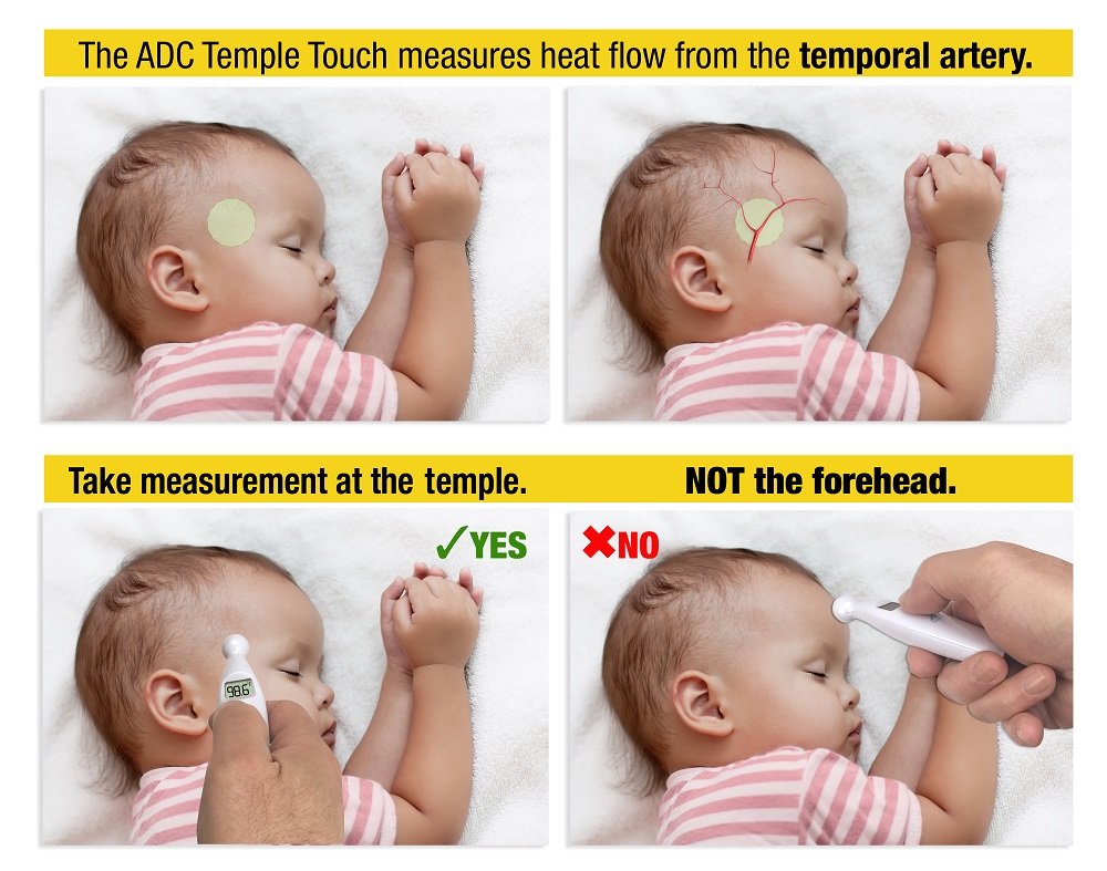 ADC Adtemp™ 427- 6 Second Conductive Thermometer, 12/pkg