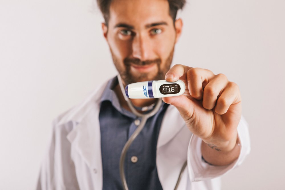 ADC Adtemp™ Mini 432 Non-Contact Thermometer, 1 second