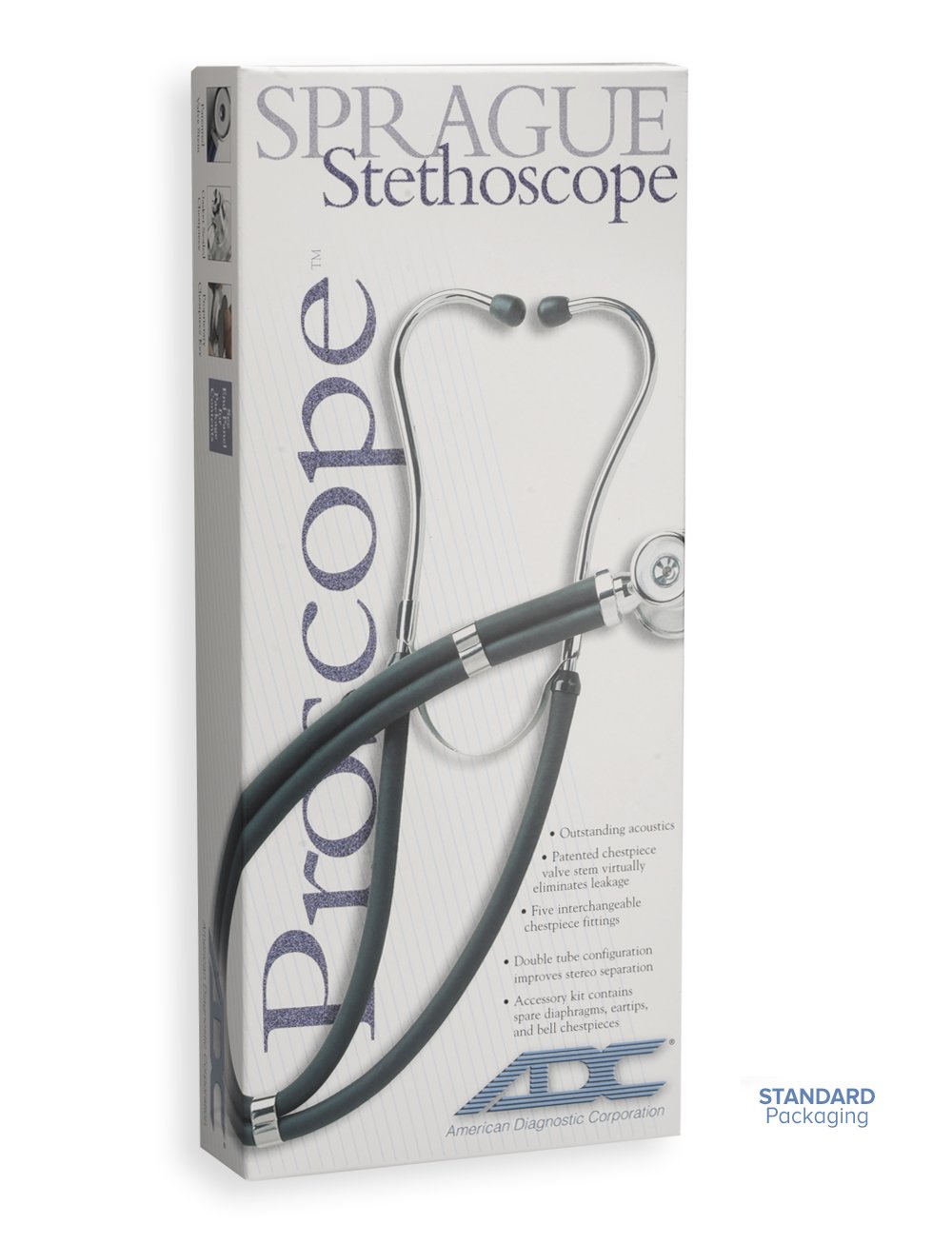 ADC Proscope™ 640 Sprague Stethoscope, Black