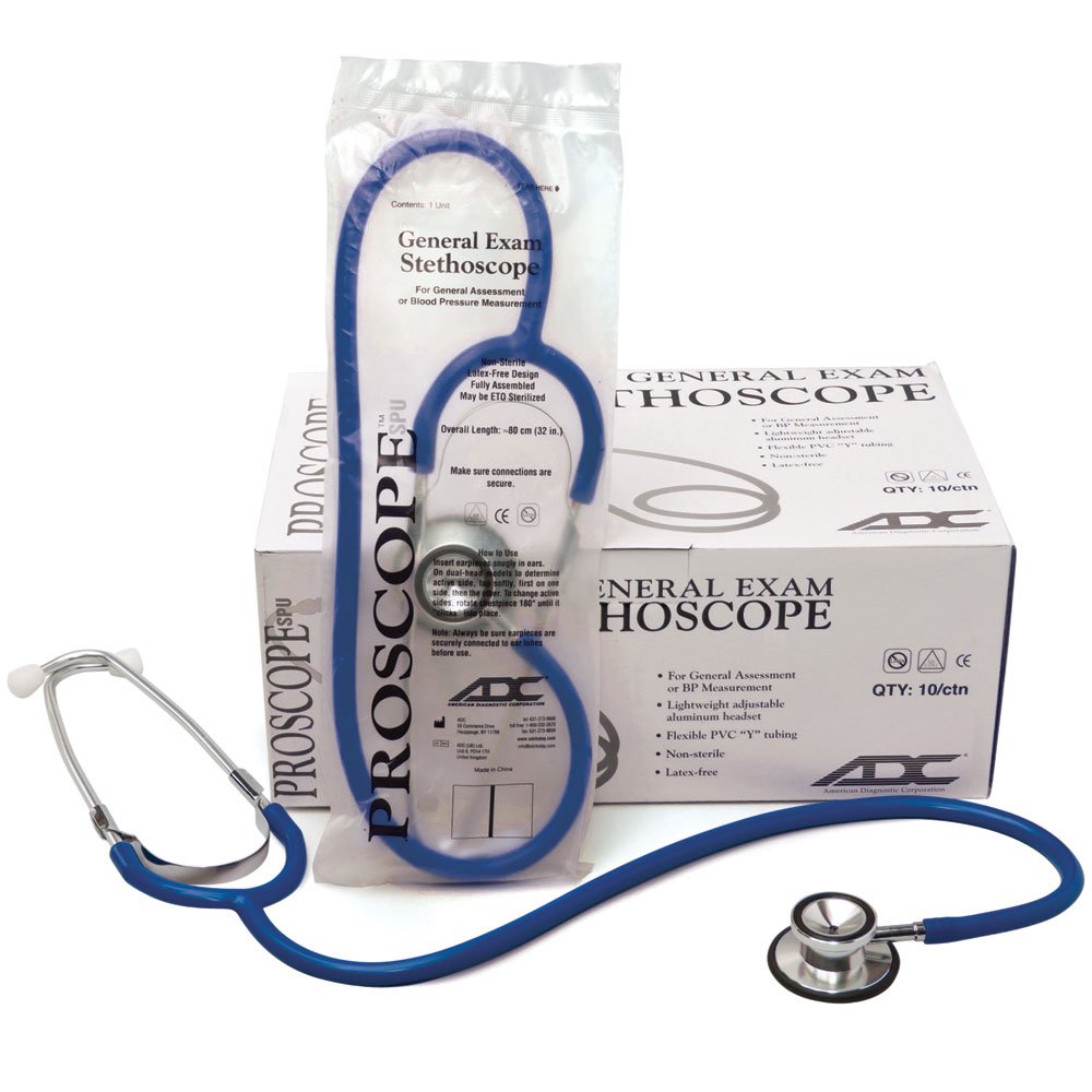 ADC Proscope SPU™ 670 SPU Dual Head Stethoscope, Case of 50