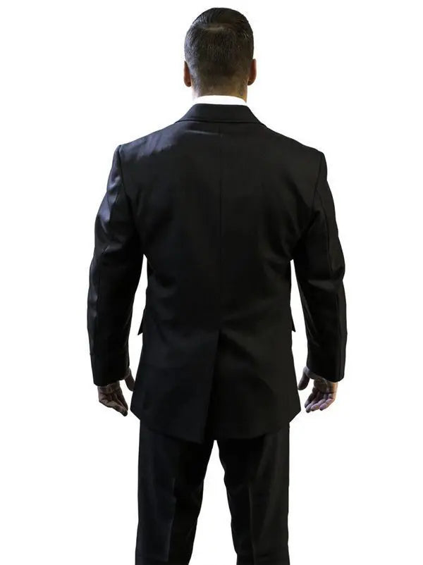 Anchor Uniform Men's Single Breasted Coat with Bottom Flaps – Polyester Wool Blend