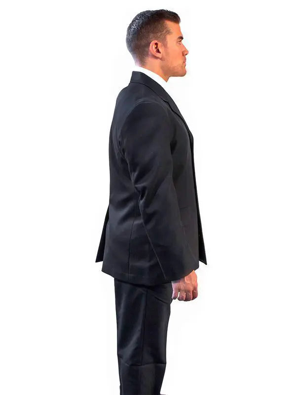 Anchor Uniform Men's Single Breasted Coat with Bottom Flaps – 100% Polyester