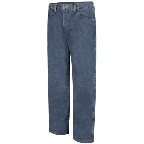 Bulwark Men's Loose FR Stonewashed Jean - Stone Wash