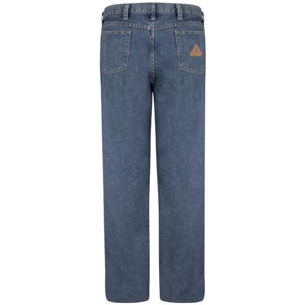 Bulwark Men's Loose FR Stonewashed Jean - Stone Wash