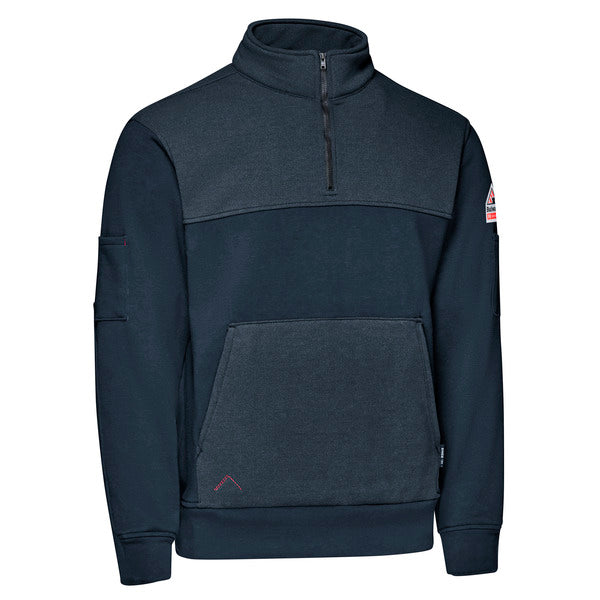 Bulwark Men’s FR Fleece ¼ Zip - Navy