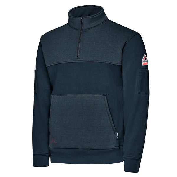 Bulwark Men’s FR Fleece ¼ Zip - Navy