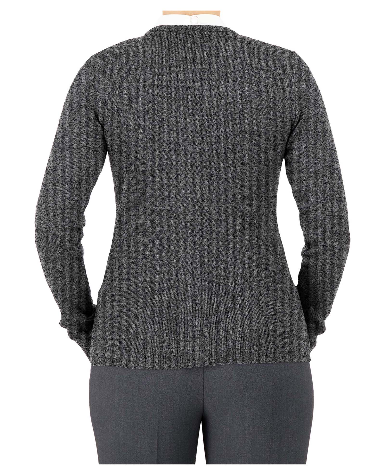 Cobmex Ladies V-Neck Zip Cardigan