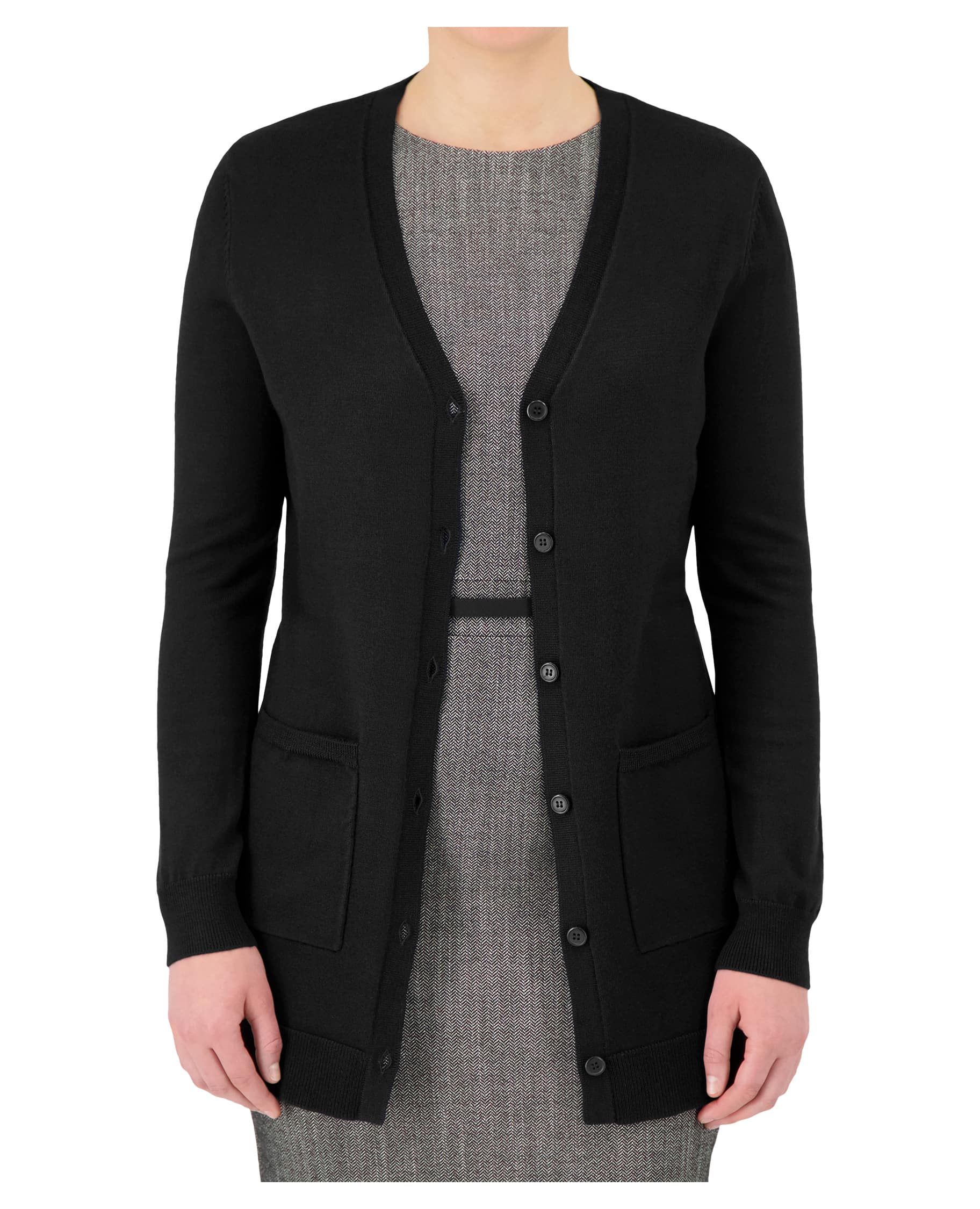 Cobmex Ladies Long Button Cardigan