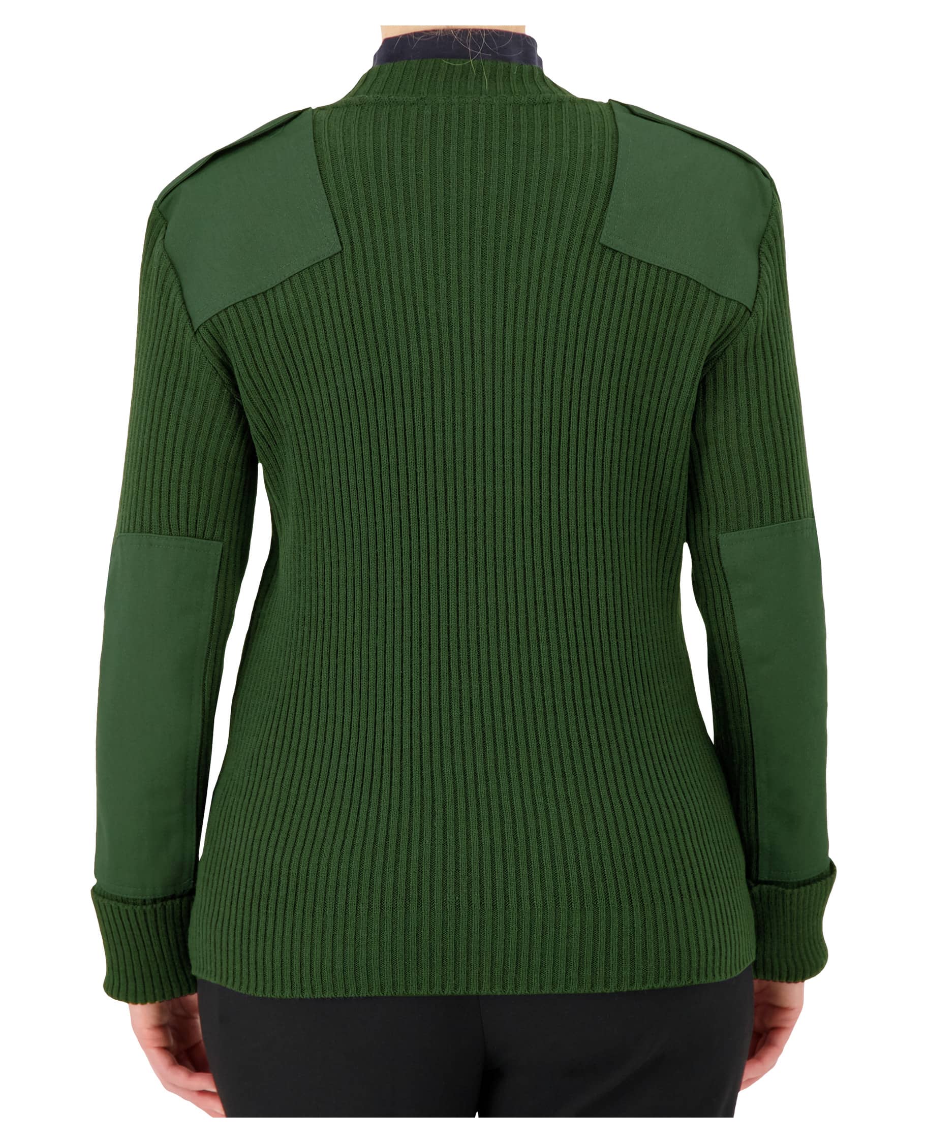 Cobmex V-Neck Rib “Commando” with VELCRO® Brand fastened Epaulets, Shoulder and Elbow Patches