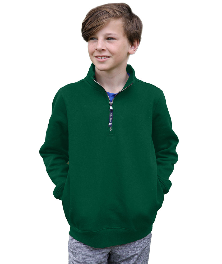 Charles River Youth Crosswind Quarter Zip Sweatshirt