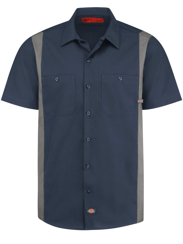Dickies Men's Industrial Color Block Short-Sleeve Shirt