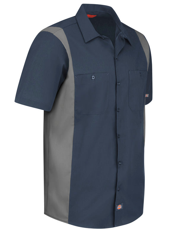 Dickies Men's Industrial Color Block Short-Sleeve Shirt