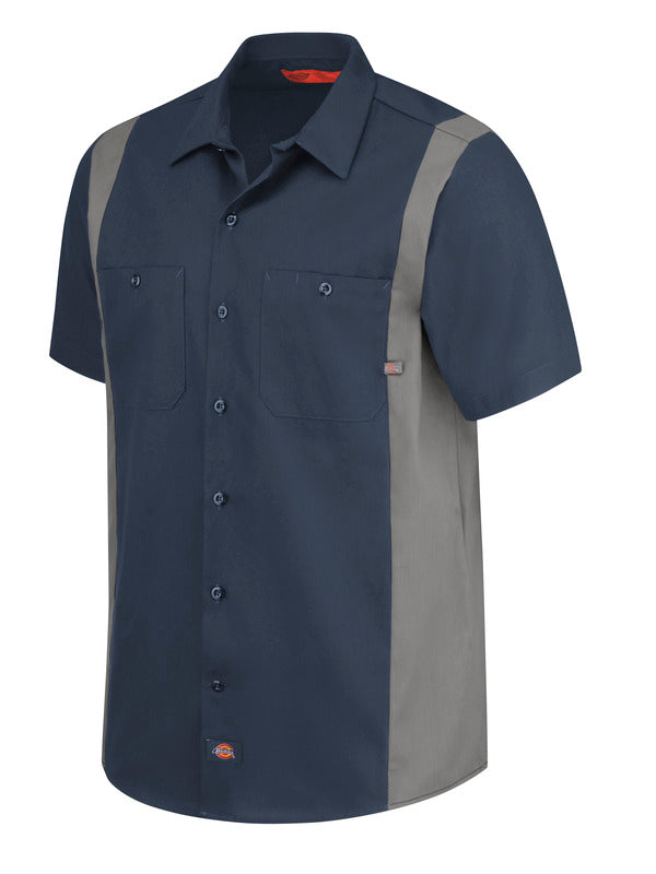 Dickies Men's Industrial Color Block Short-Sleeve Shirt