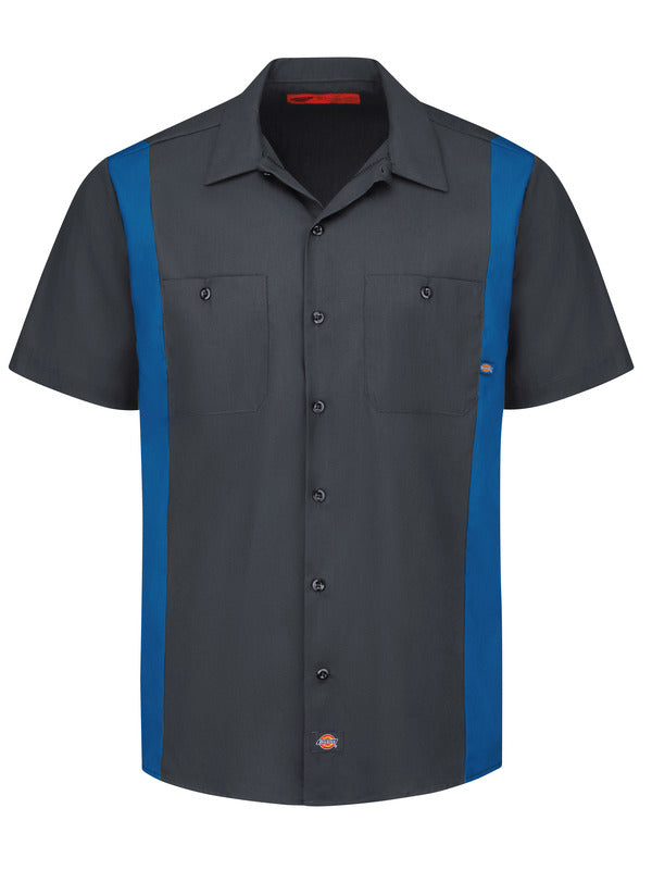 Dickies Men's Industrial Color Block Short-Sleeve Shirt