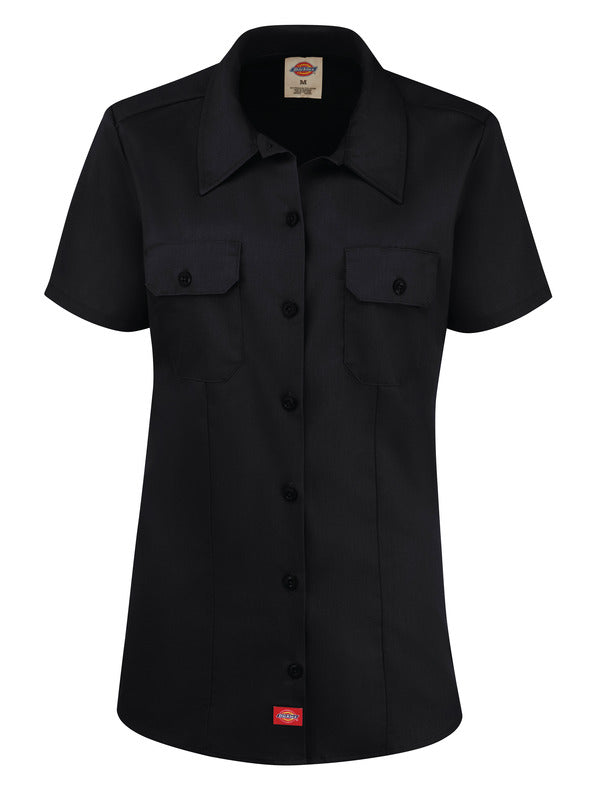 Dickies Women's Short-Sleeve Traditional Work Shirt