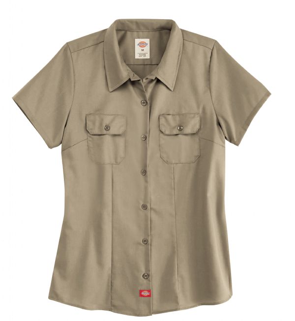 Dickies Women's Short-Sleeve Traditional Work Shirt