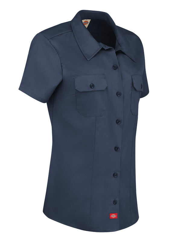 Dickies Women's Short-Sleeve Traditional Work Shirt