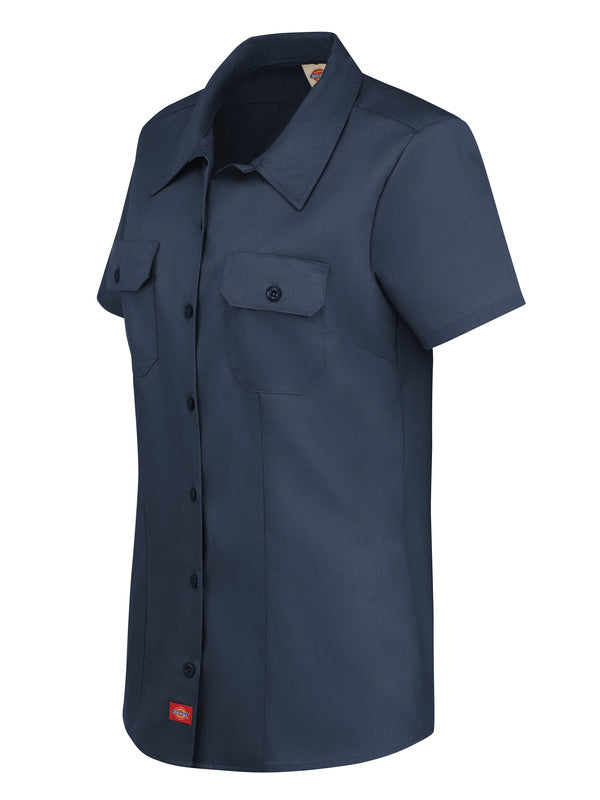 Dickies Women's Short-Sleeve Traditional Work Shirt