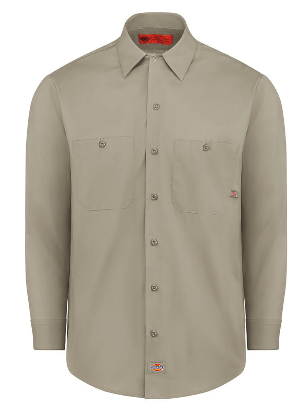 Dickies Men's Industrial Long-Sleeve Work Shirt