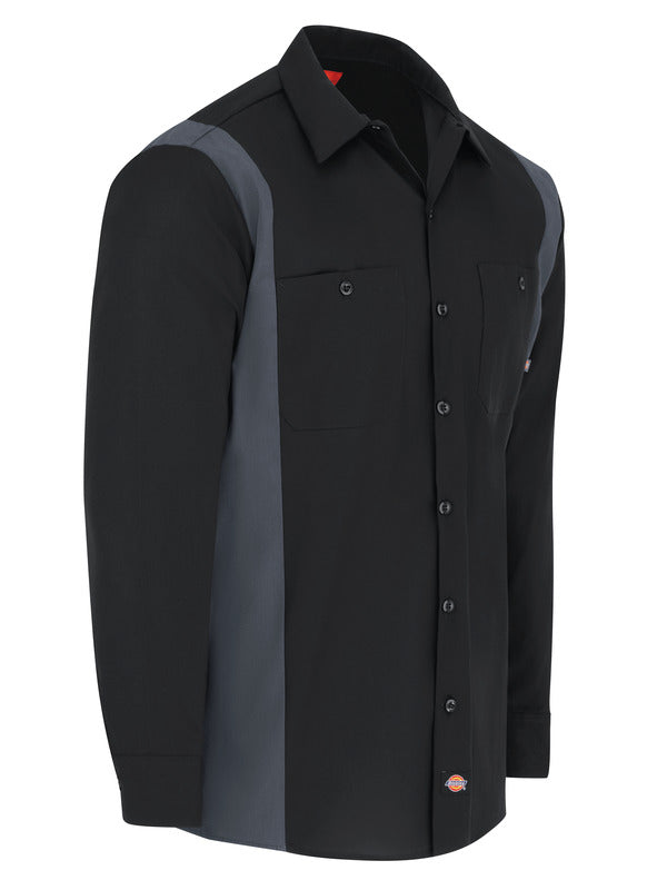 Dickies Men's Industrial Color Block Long-Sleeve Shirt