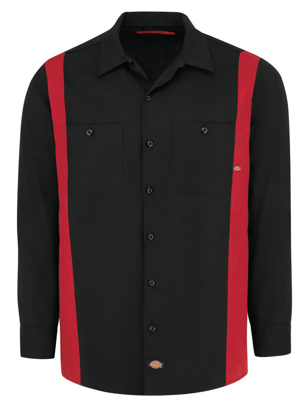 Dickies Men's Industrial Color Block Long-Sleeve Shirt