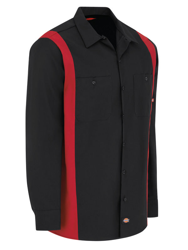 Dickies Men's Industrial Color Block Long-Sleeve Shirt