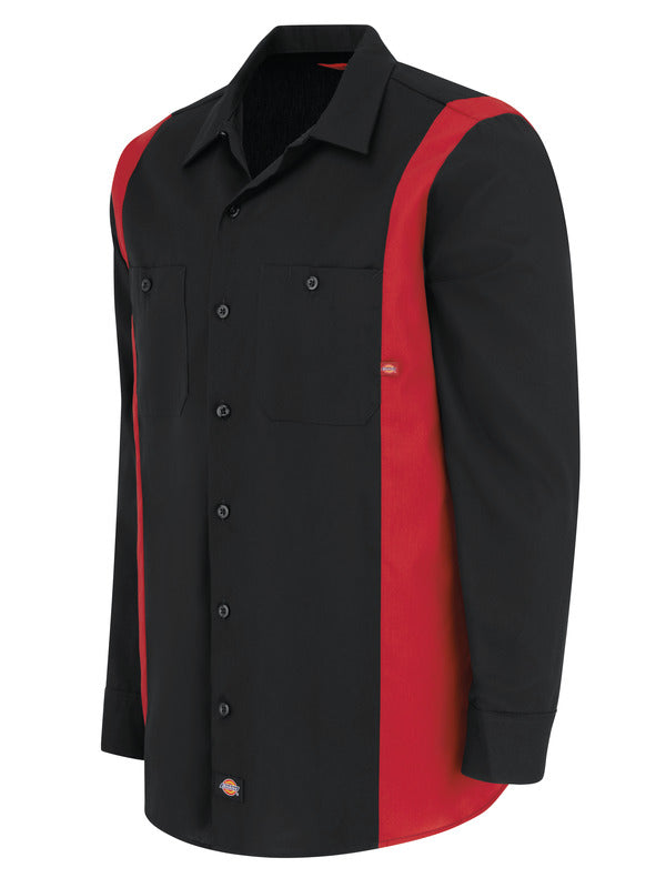 Dickies Men's Industrial Color Block Long-Sleeve Shirt