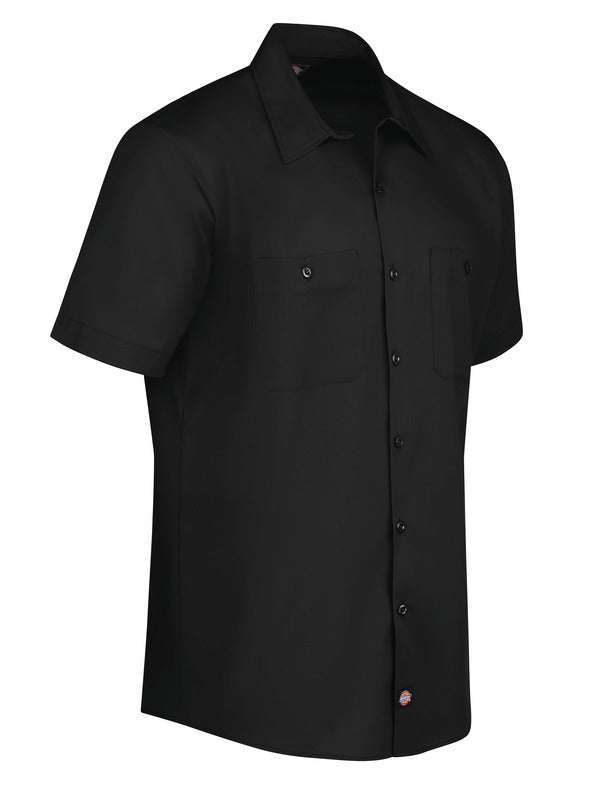 Dickies Men's Industrial WorkTech Ventilated Short-Sleeve Work Shirt With Cooling Mesh