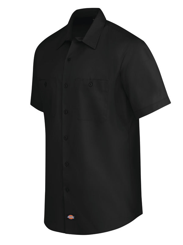 Dickies Men's Industrial WorkTech Ventilated Short-Sleeve Work Shirt With Cooling Mesh