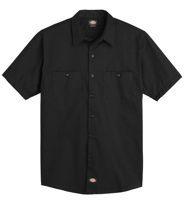Dickies Men's Industrial WorkTech Ventilated Short-Sleeve Work Shirt With Cooling Mesh