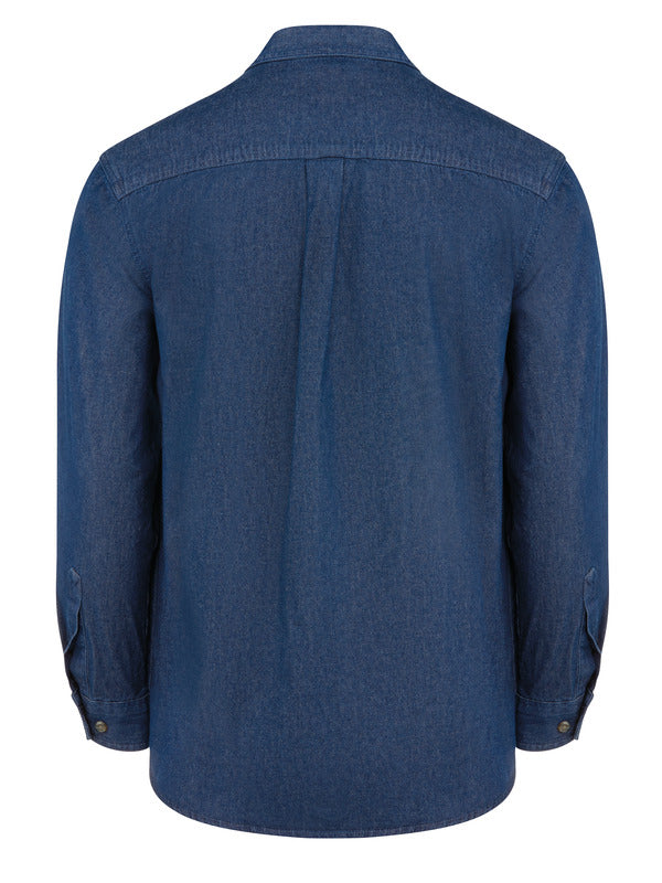 Dickies Men's Denim Long-Sleeve Work Shirt