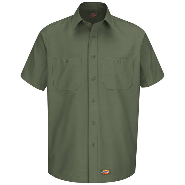 Dickies Men's Canvas Short-Sleeve Work Shirt