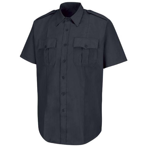 Horace Small Men's New Dimension® Poplin Short Sleeve Shirt - Dark Navy