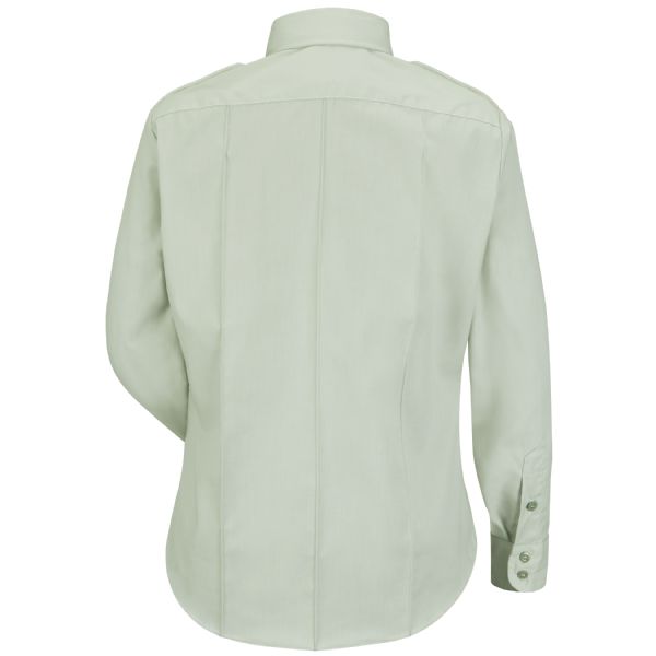 Horace Small Women's New Dimension® Poplin Long Sleeve Shirt - Light Green