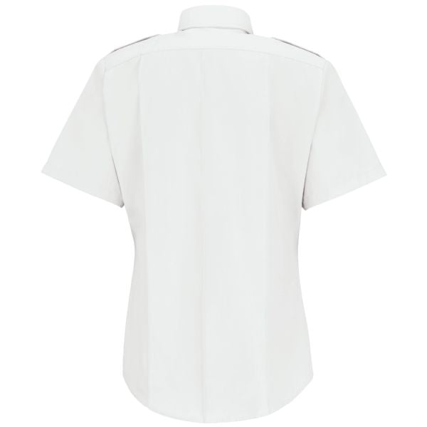 Horace Small Women's New Dimension® Poplin Short Sleeve Shirt - White
