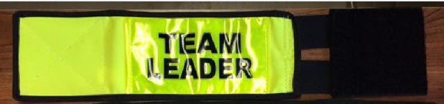 343 Fire High Visibility Arm Band with Elastic