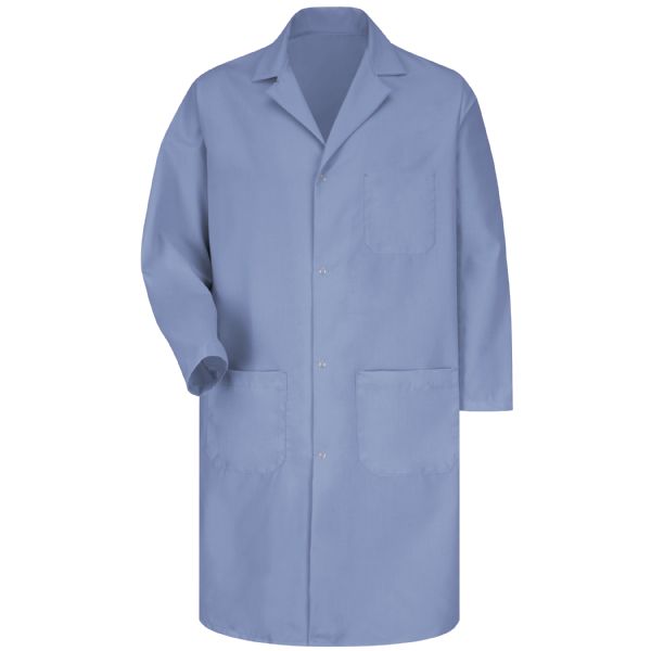 Red Kap Men's Gripper-Front Lab Coat