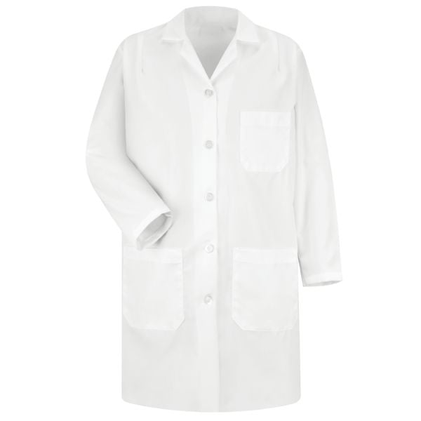 Red Kap Women's Lab Coat - White